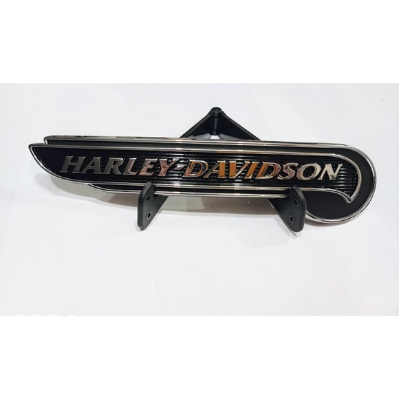 OEM  Harley Davidson Touring Fuel Tank Emblems Badges medallions RH ONLY - Picture 2 of 5